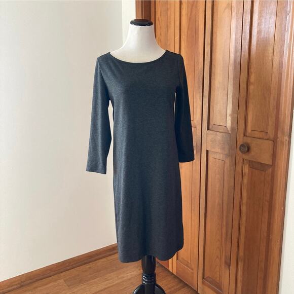 Gap Grey Stretch Shift Dress, Size XS - Picture 1 of 5